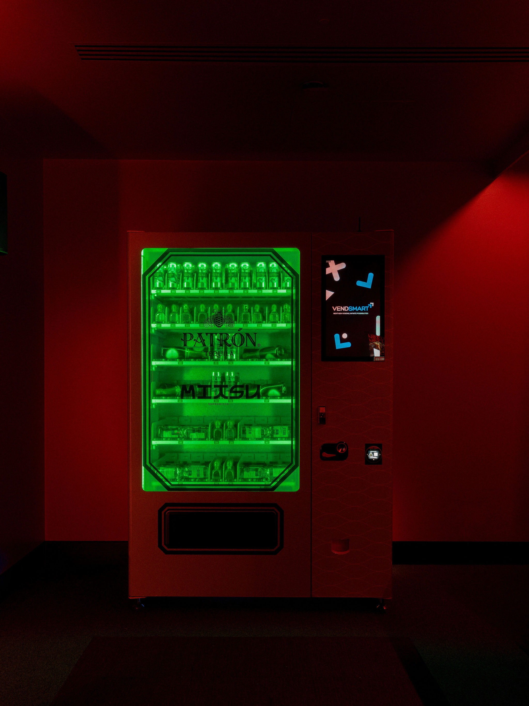 Tequila Vending Machine at Mitsu