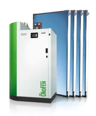 Système solaire thermique pour eau chaude à Évian-les-Bains