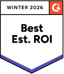 RiskProfiler recognized as G2 Best Estimated ROI – Winter 2026