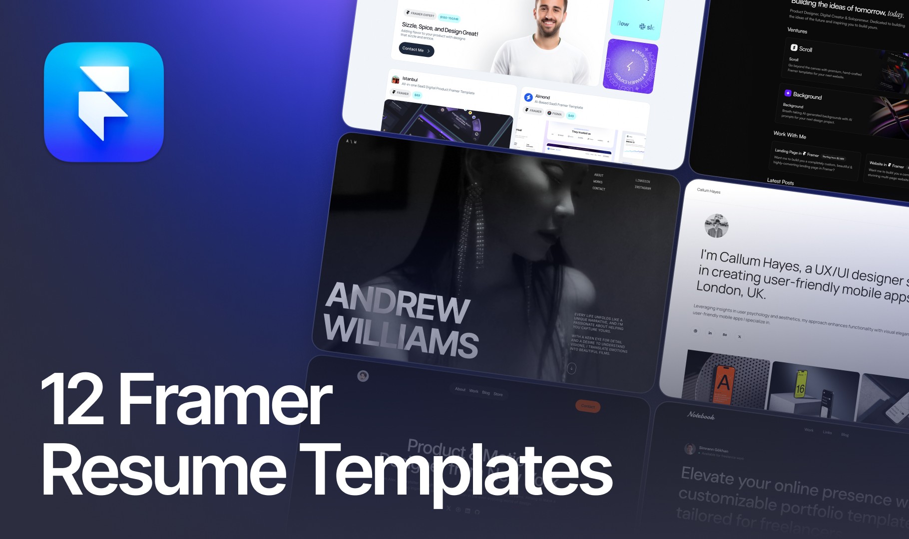 Framer Resume Templates