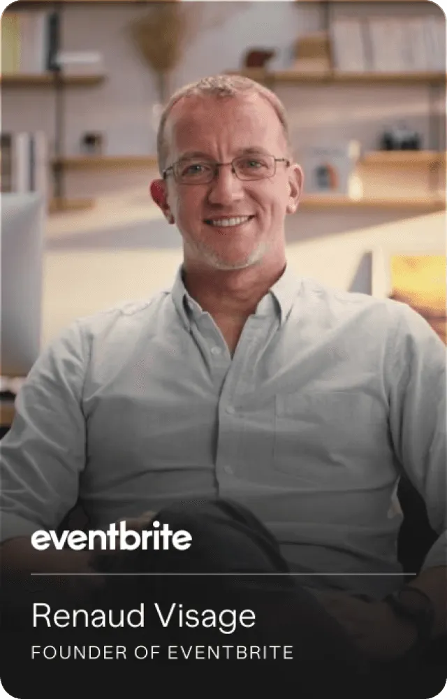 Renaud Visage Founder of Eventbrite (eventbrite)