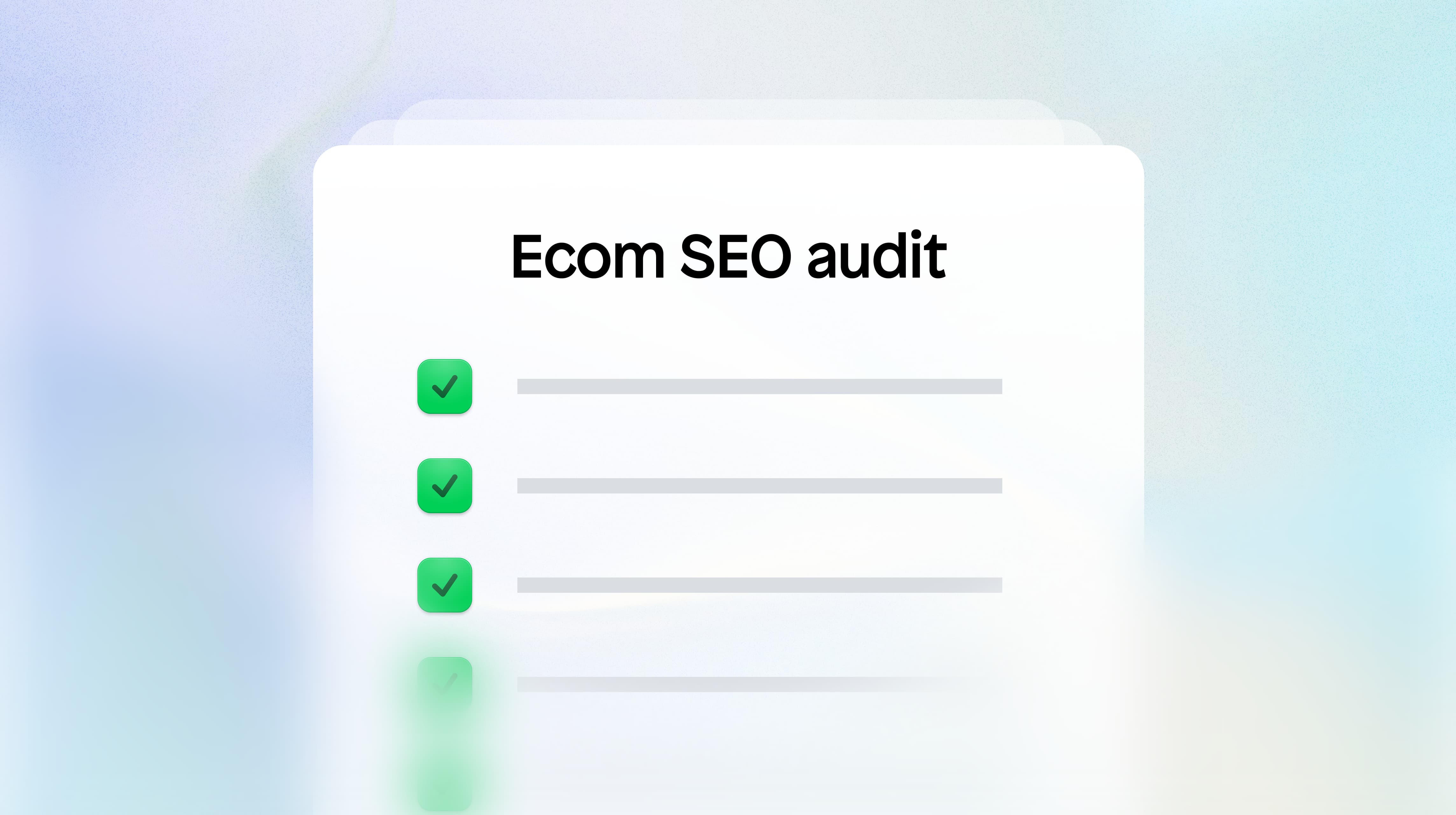 Ecommerce SEO audit: Guide for online stores