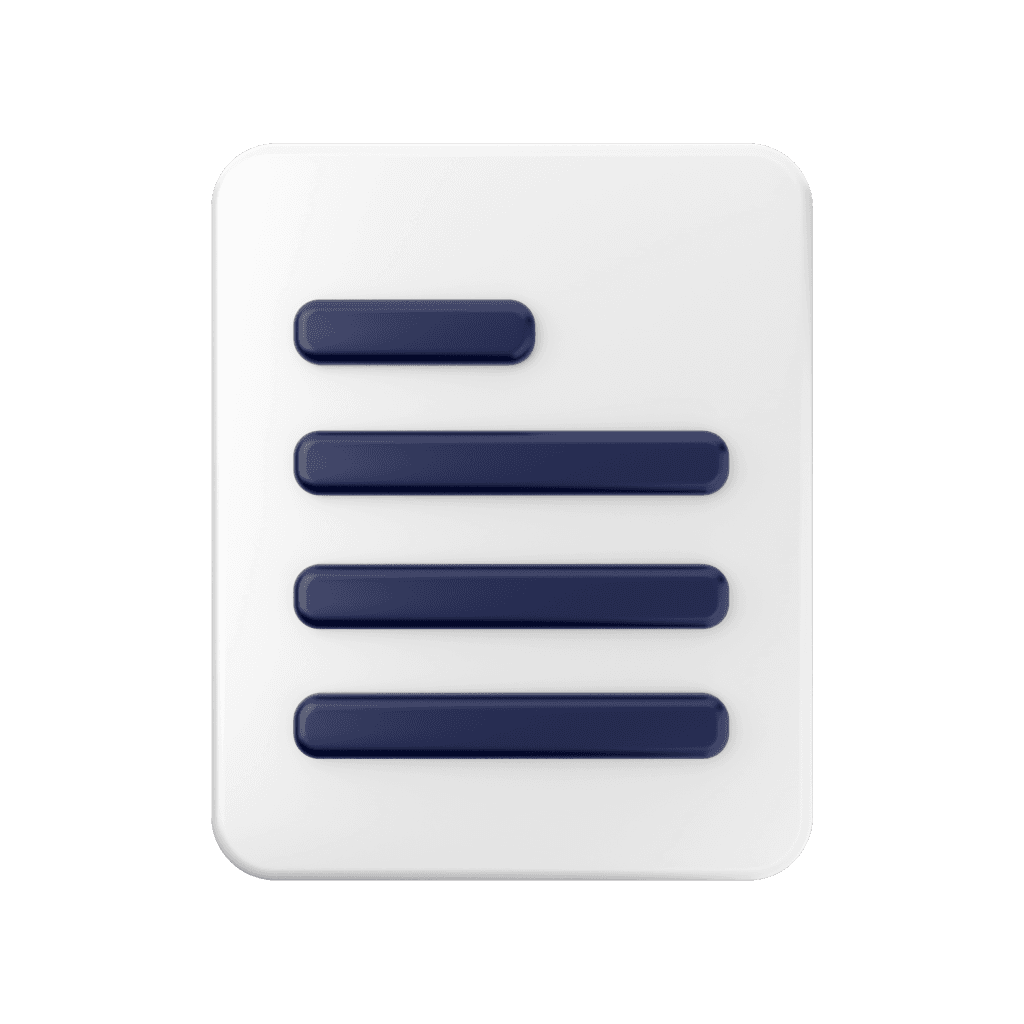 Stylized white envelope icon tilted at an angle, representing a message or notification.