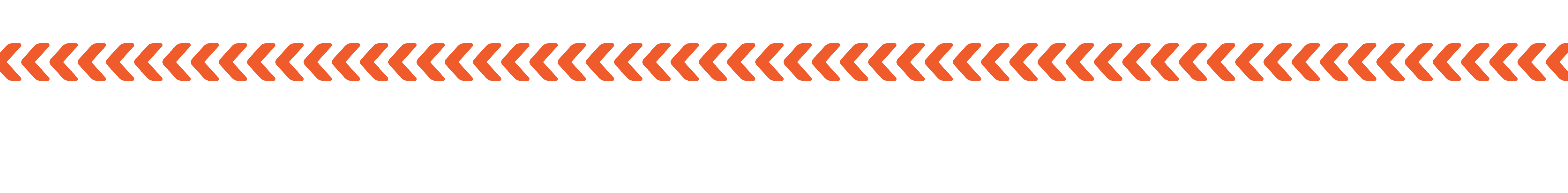 Jama logistics chevron shape in orange in a repeat pattern to look like tyre marks