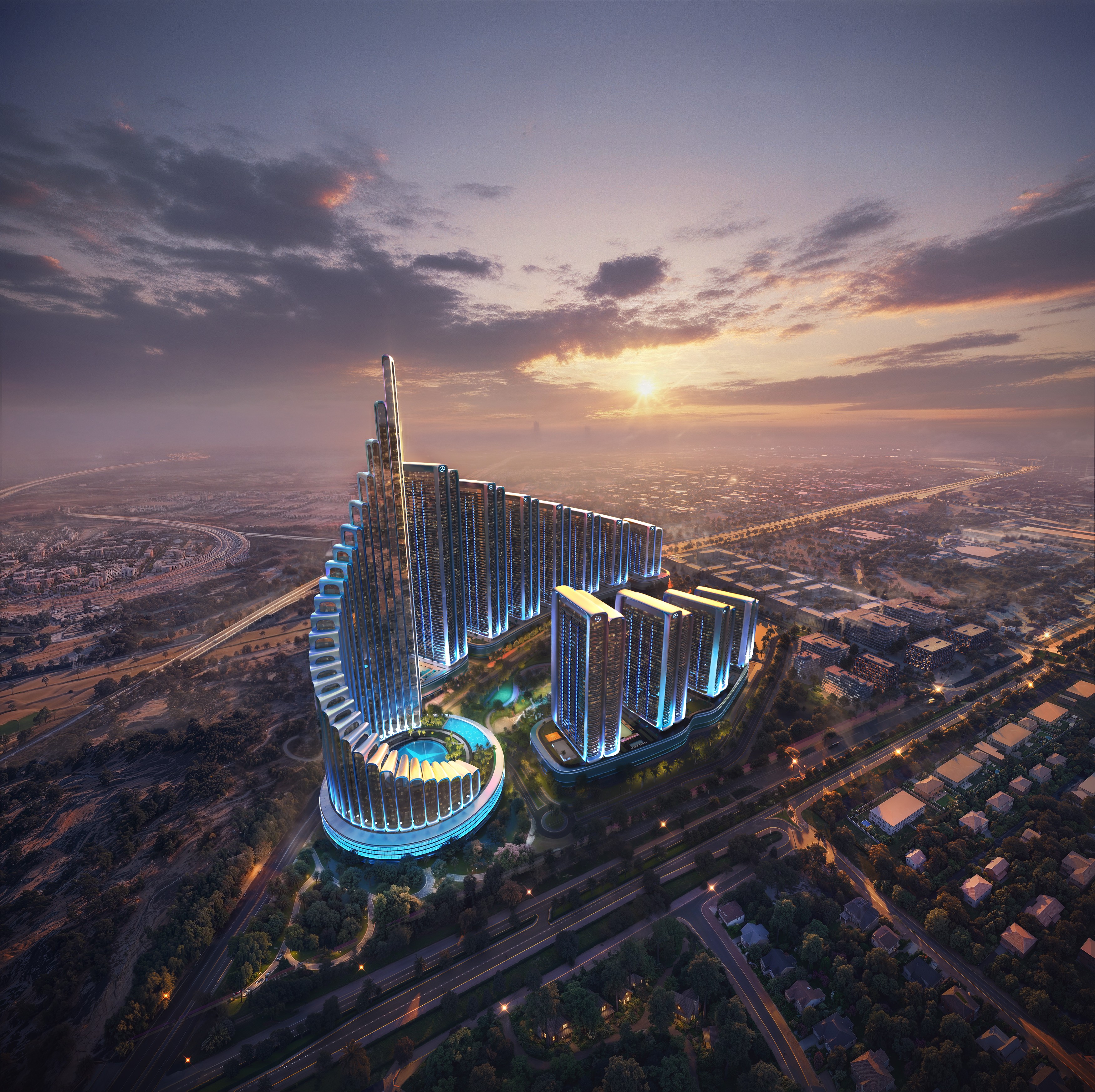 Mercedes benz binghatti city maybach project