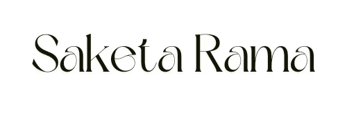 <img src="your-image.jpg" alt="Bold black text 'Saket Rama' on a white background." />
