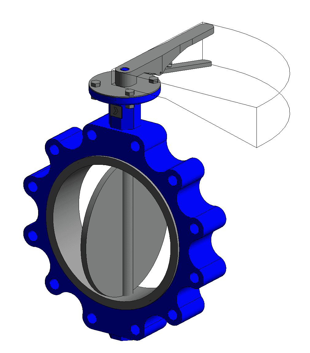 Original butterfly valve family from Brymec.