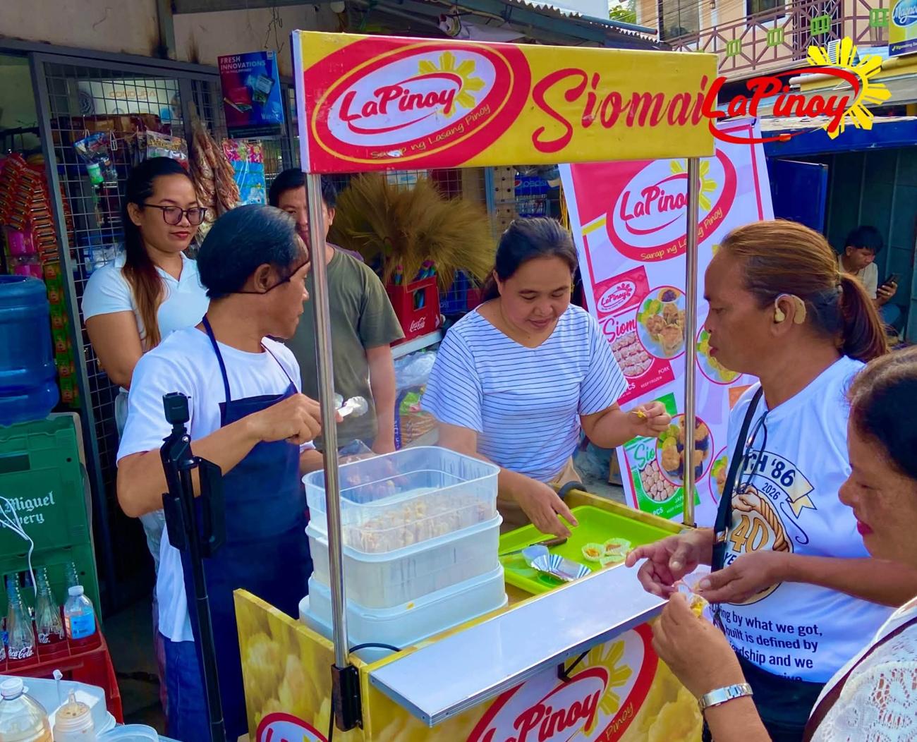Siomai sampling at Moreno Store, Calaanan, Cagayan de Oro