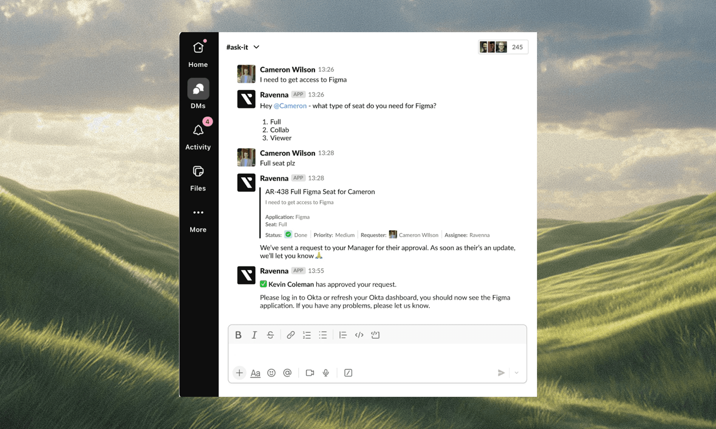 Workflow Automation for Access Requests and Approvals