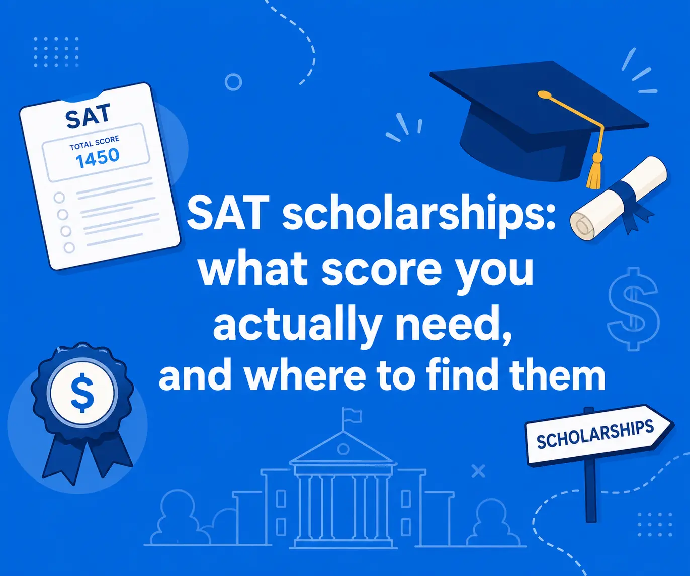 SAT scholarships: what score you actually need, and where to find them