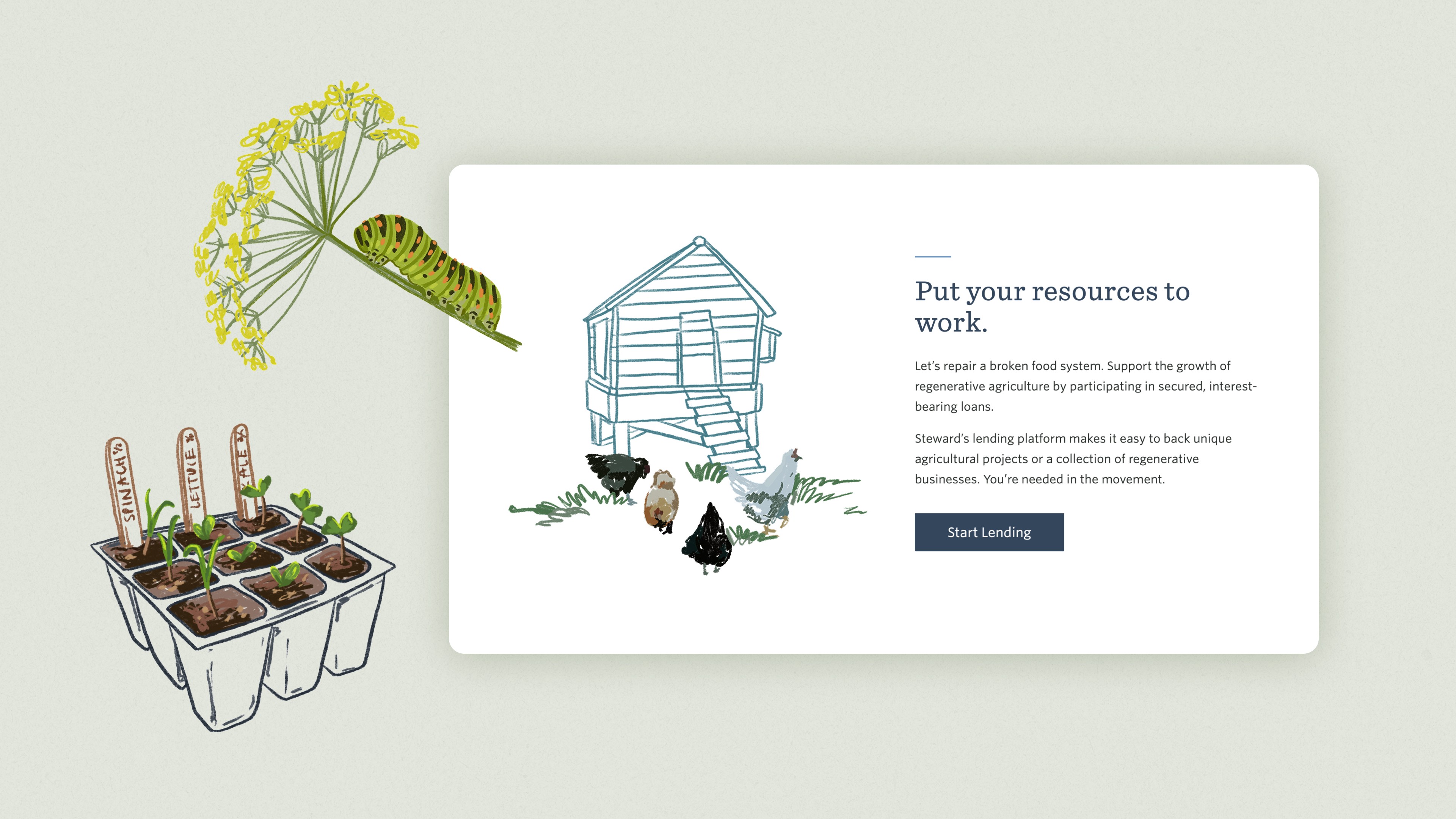 A screenshot from a website header