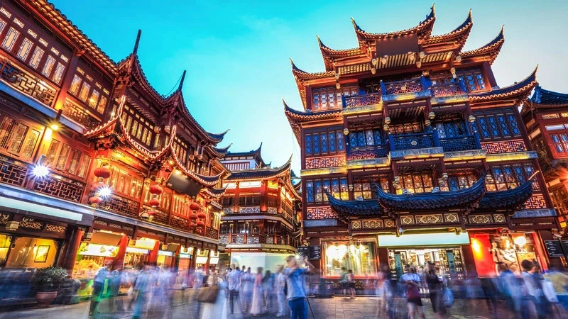 Historic Shanghai market street