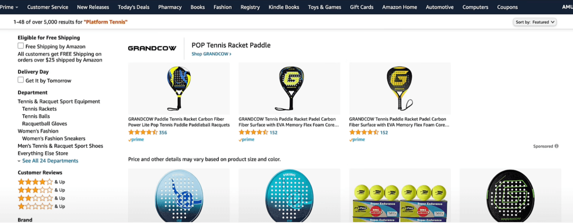 Platform tennis sur Amazon comme niche émergente pour les vendeurs FBA