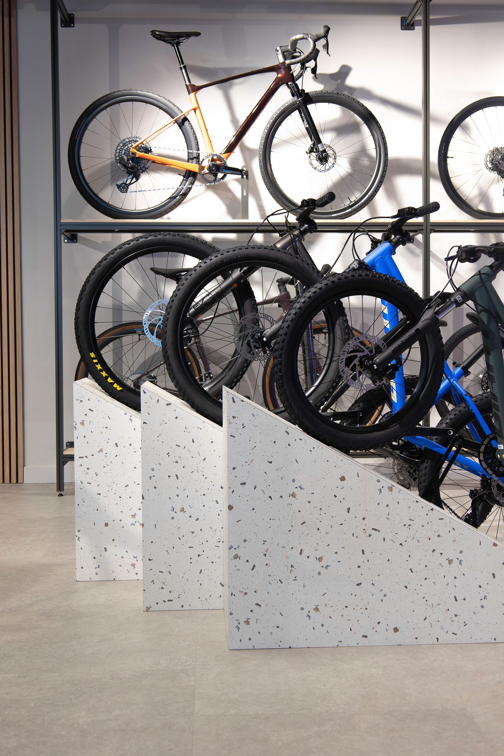 cycling retail interiors and commercial showroom design