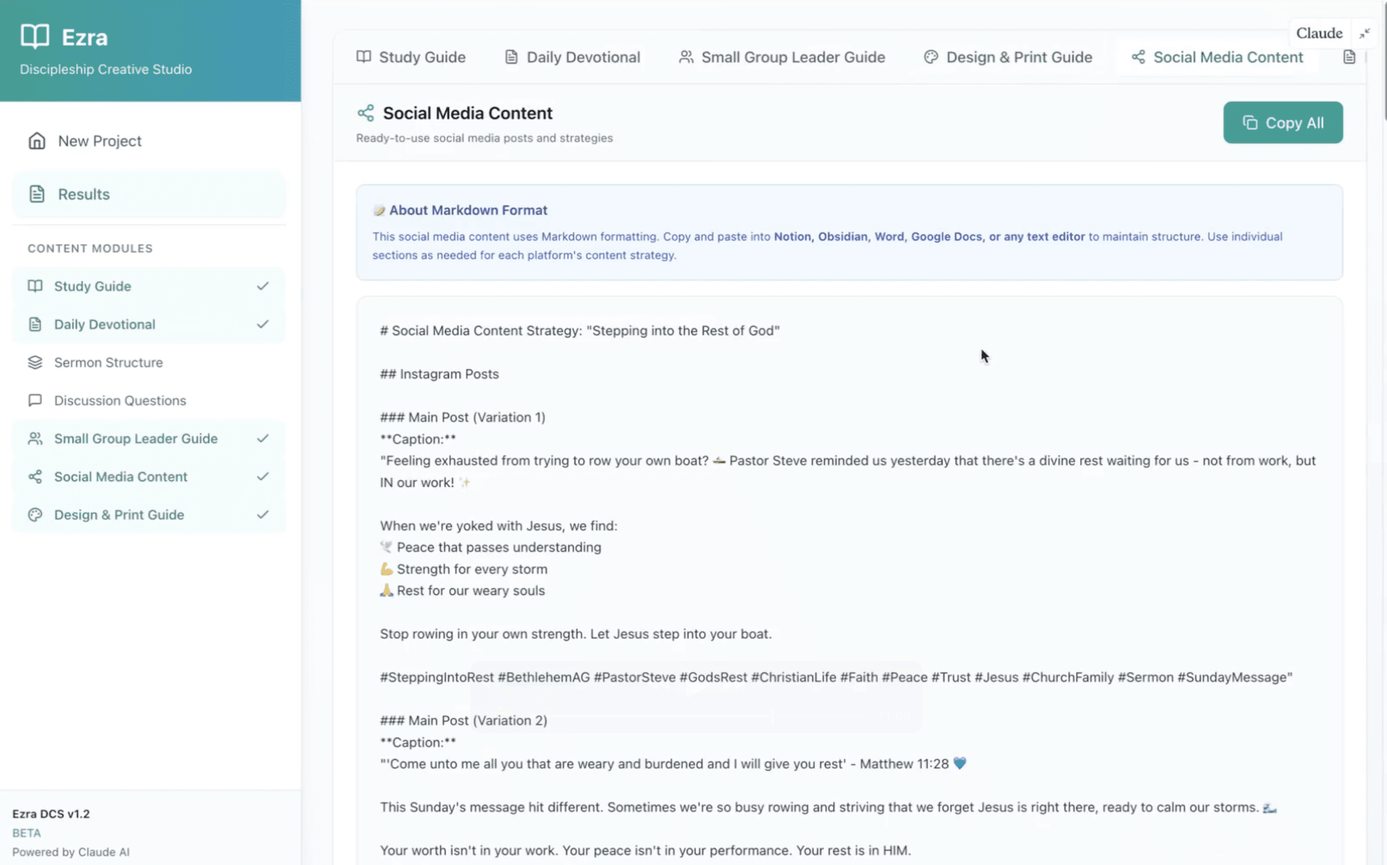 Sample project image