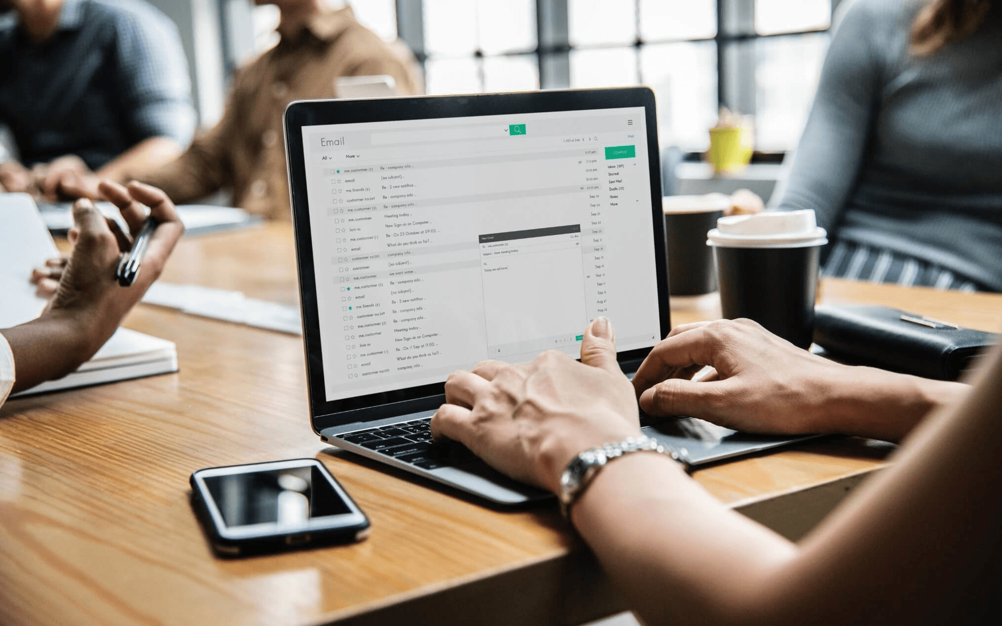 Person working on laptop - Lead Nurturing Ideas