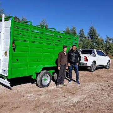 Carro vaquero terminado en fábrica de LEONAR