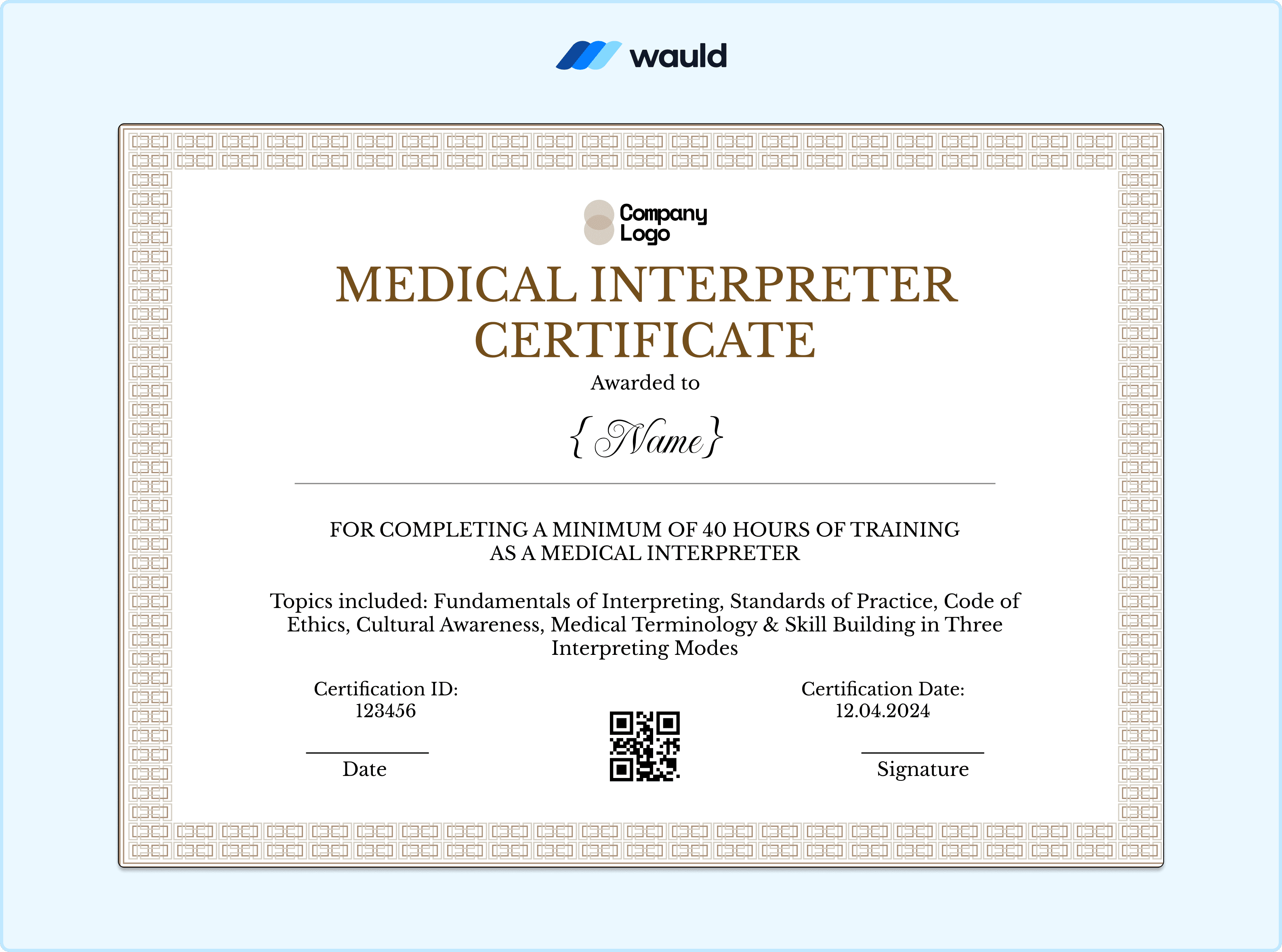 Medical Interpreter Certificate