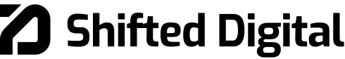 Shifted digital logo
