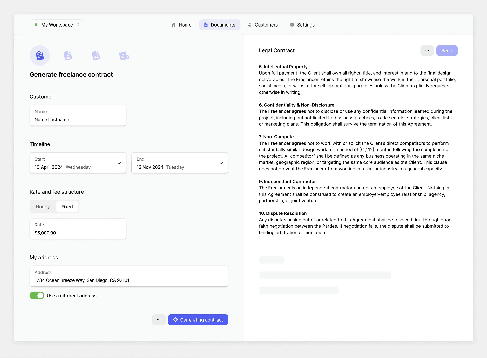 An image of Dreelio's in app customization feature