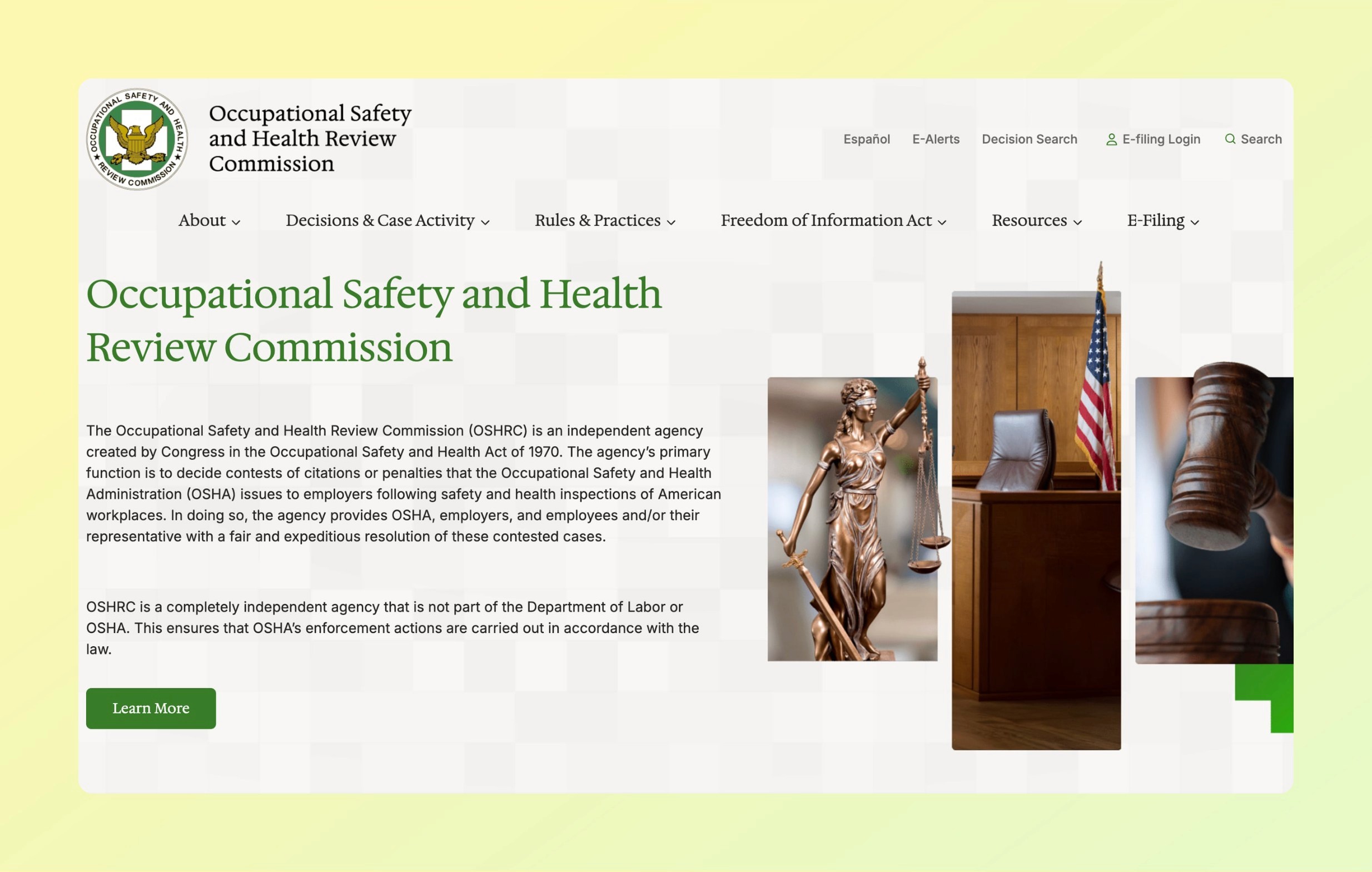 Occupational Safety and Health Review Commission