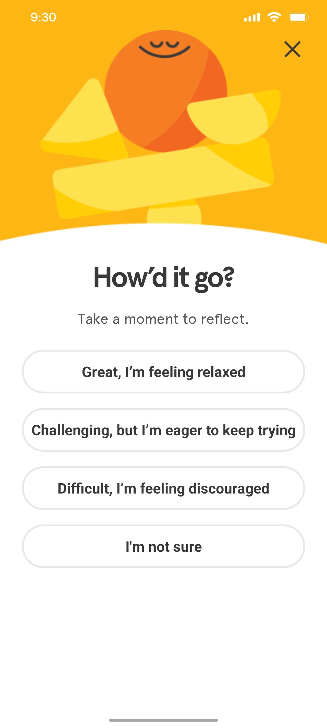 Headspace How it go screen