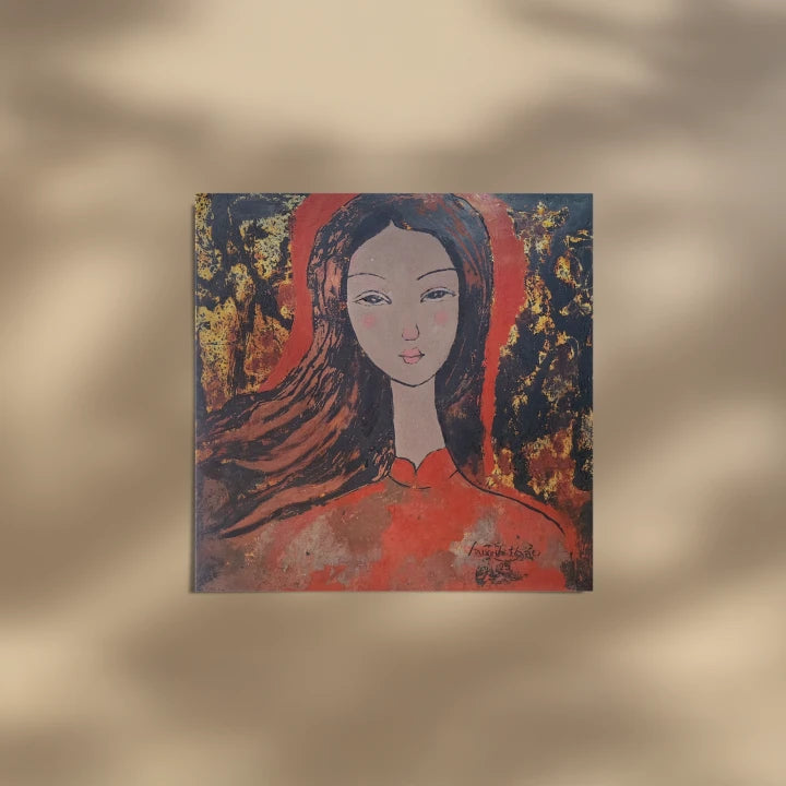 premium art poster and canvas prints, with originals available, from QART , of the artwork " Spring Hair "