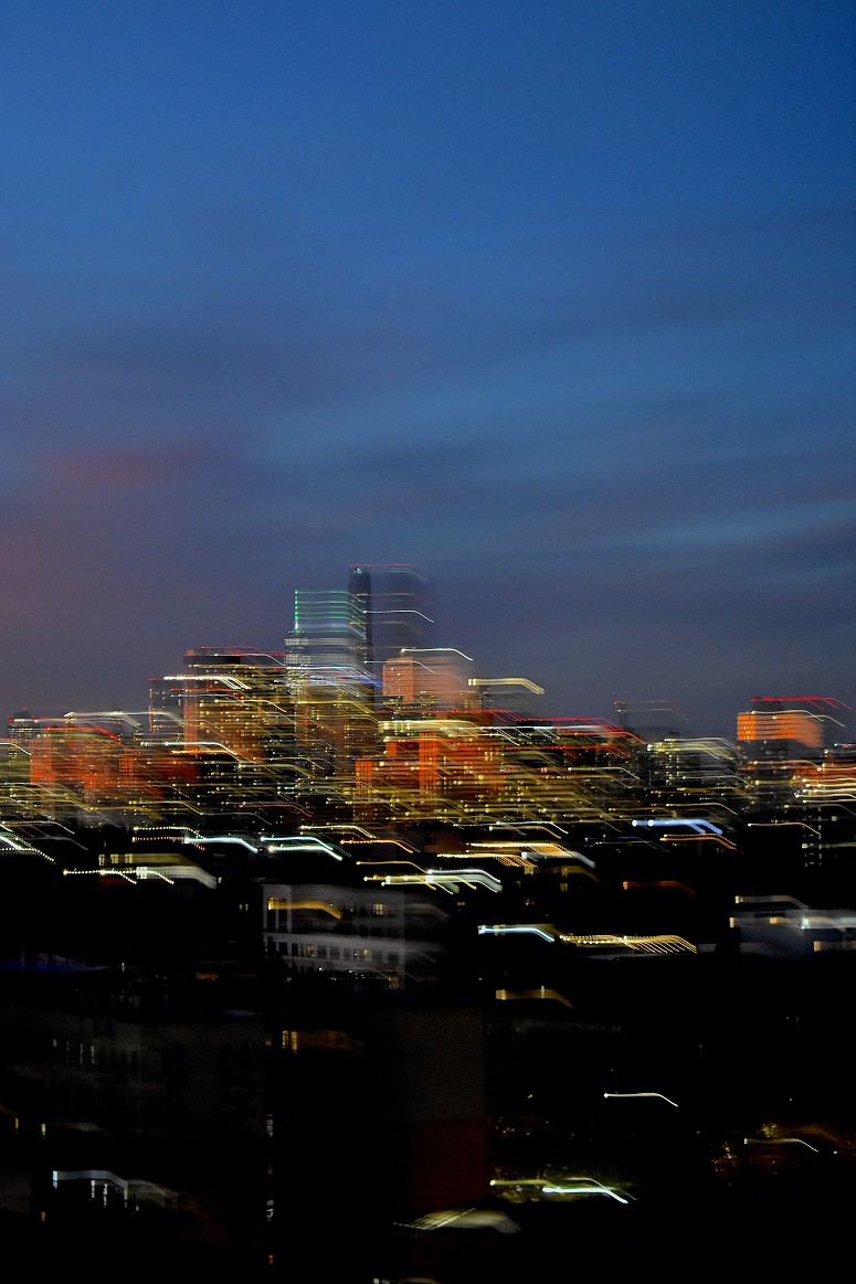 Manhatten Skyline Night - My Dao Designer Portfolio