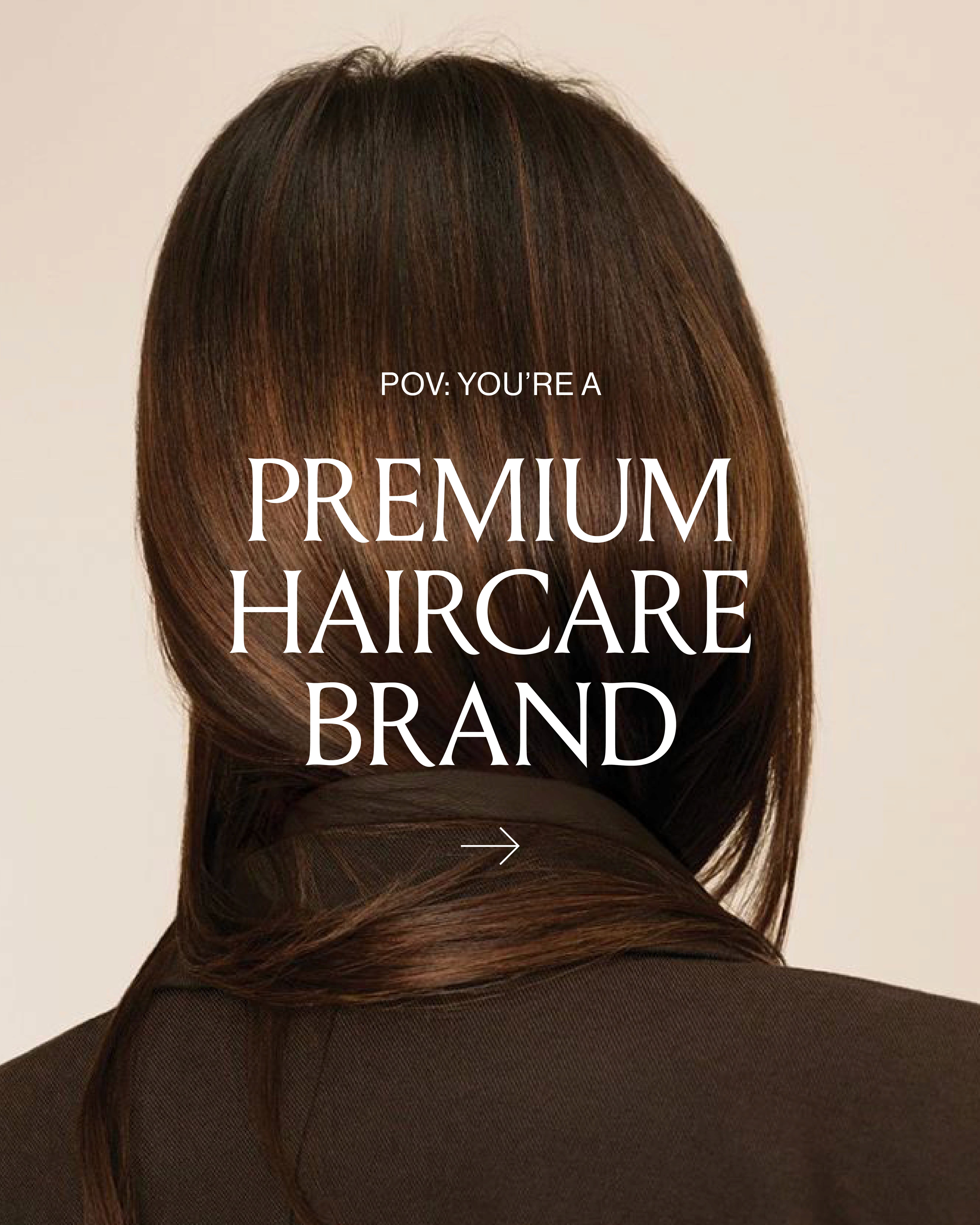 POV: Premium Haircare Brand