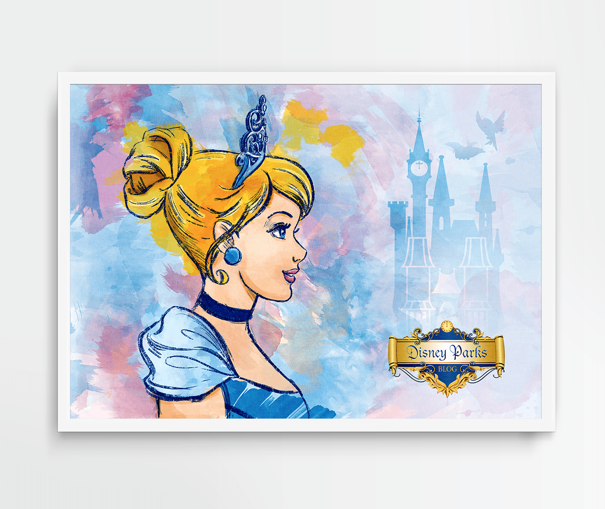 18 x 24 posters printed on pearlescent paper, 150 sets given away in a sweepstakes for Disney Parks Blog