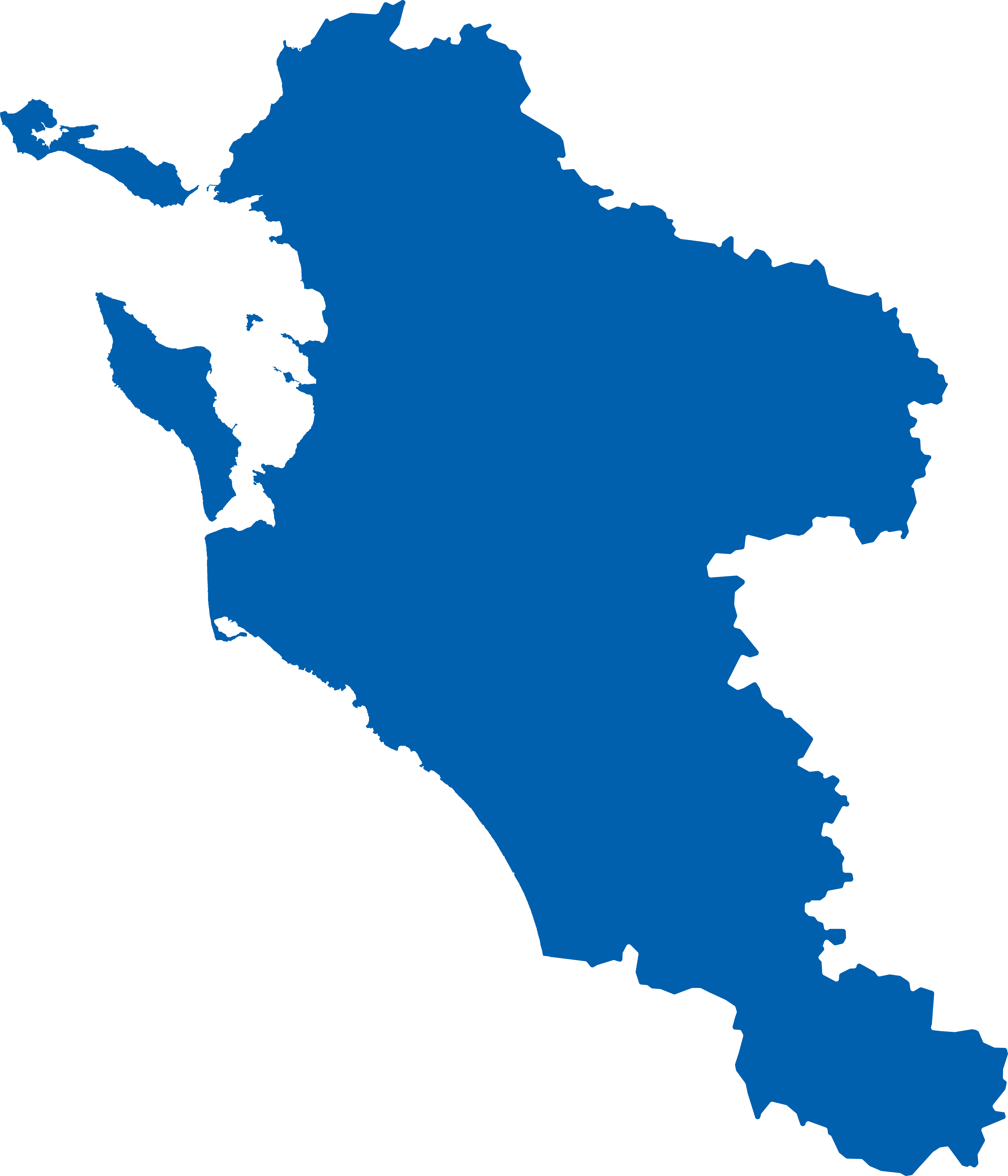 Carte de la région occitanie