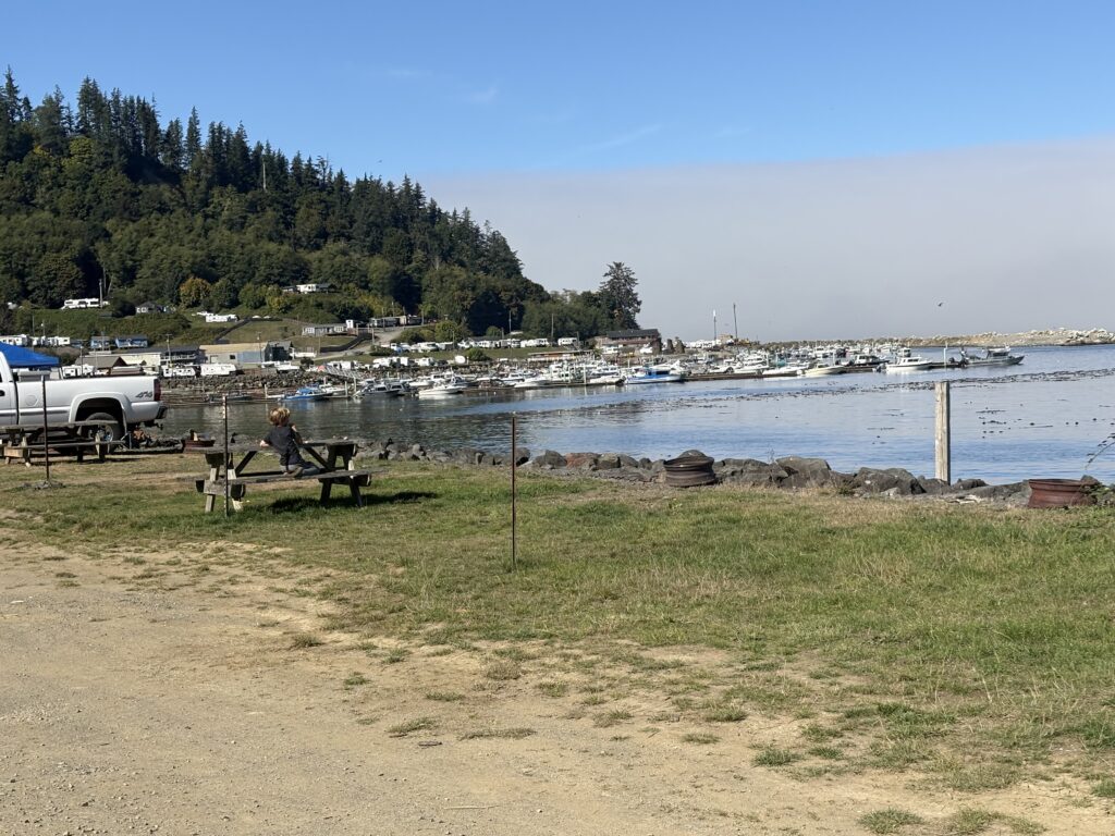 Mason Olsen's Resort in Sekiu, right on the water