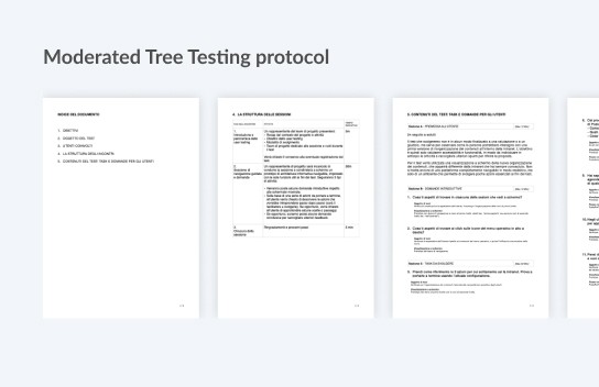 Attività di UX Research svolte per comprendere bisogni e comportamenti degli utenti.