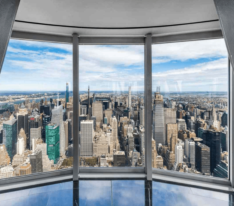 View from the Empire State Building observation deck