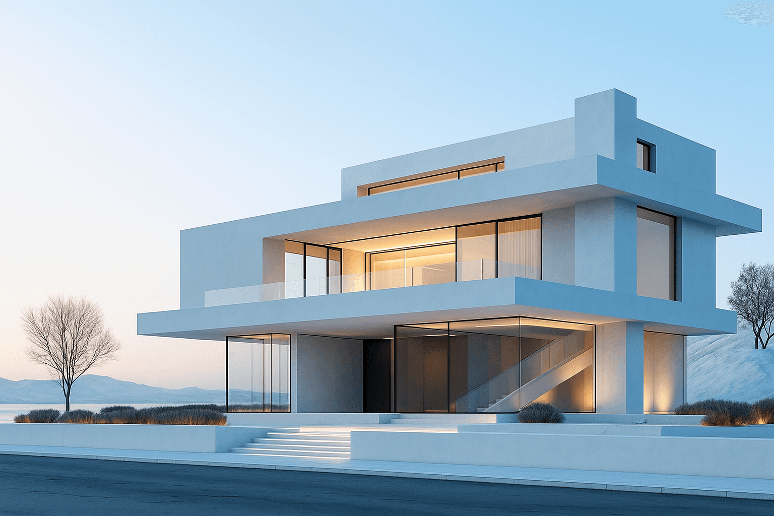 Modern Architectural White House