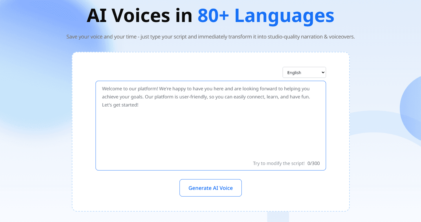 deepbrain ai voices