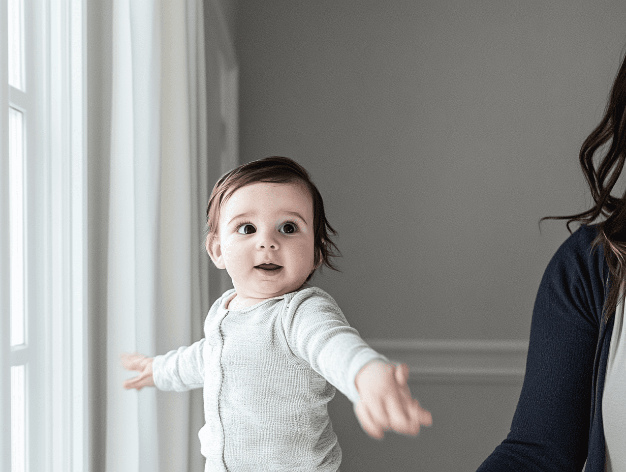 11 month old with mom