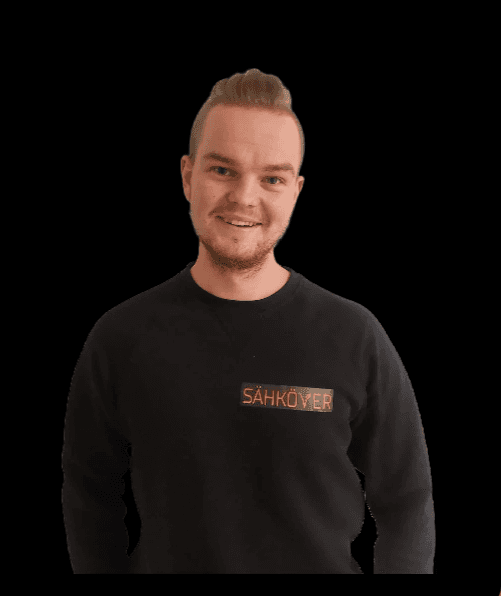 Athlete winning a race