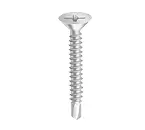 Parafuso Auto Atarraxante Cabeça Chata - Ponta Broca - Fenda Phillips