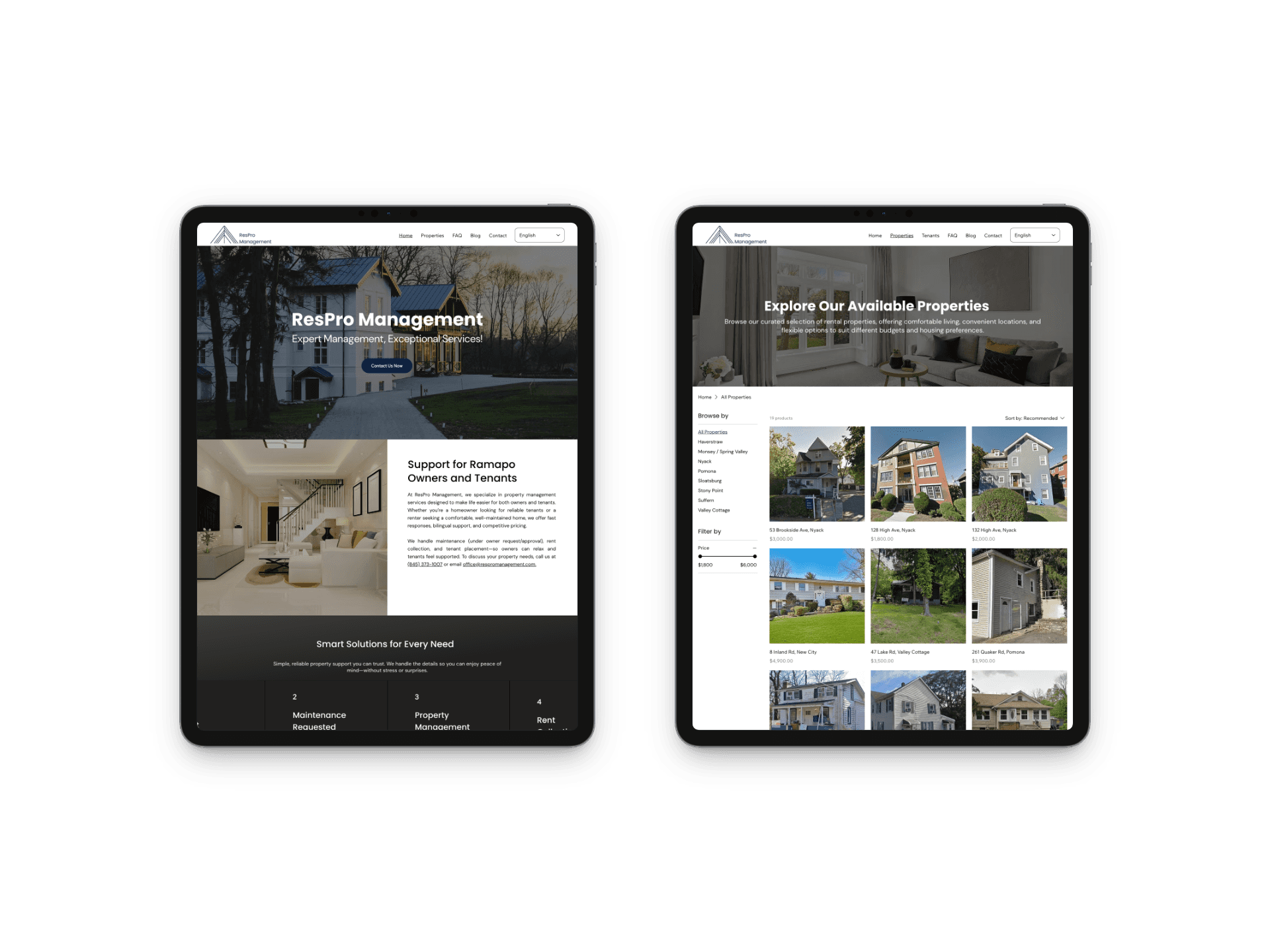 Respro Tablet Mockup