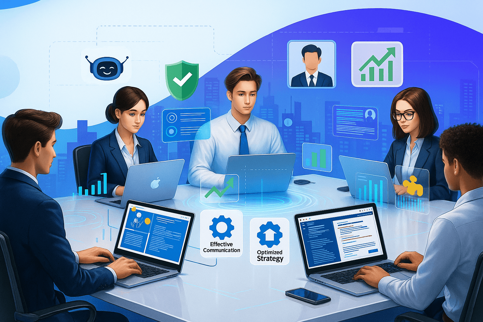 AI' themed illustration showing remote hiring mistakes DevsHire.AI