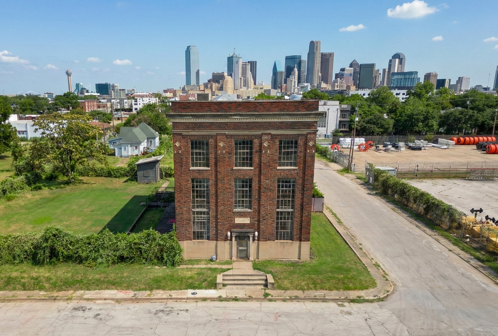 Tall, modern buildings