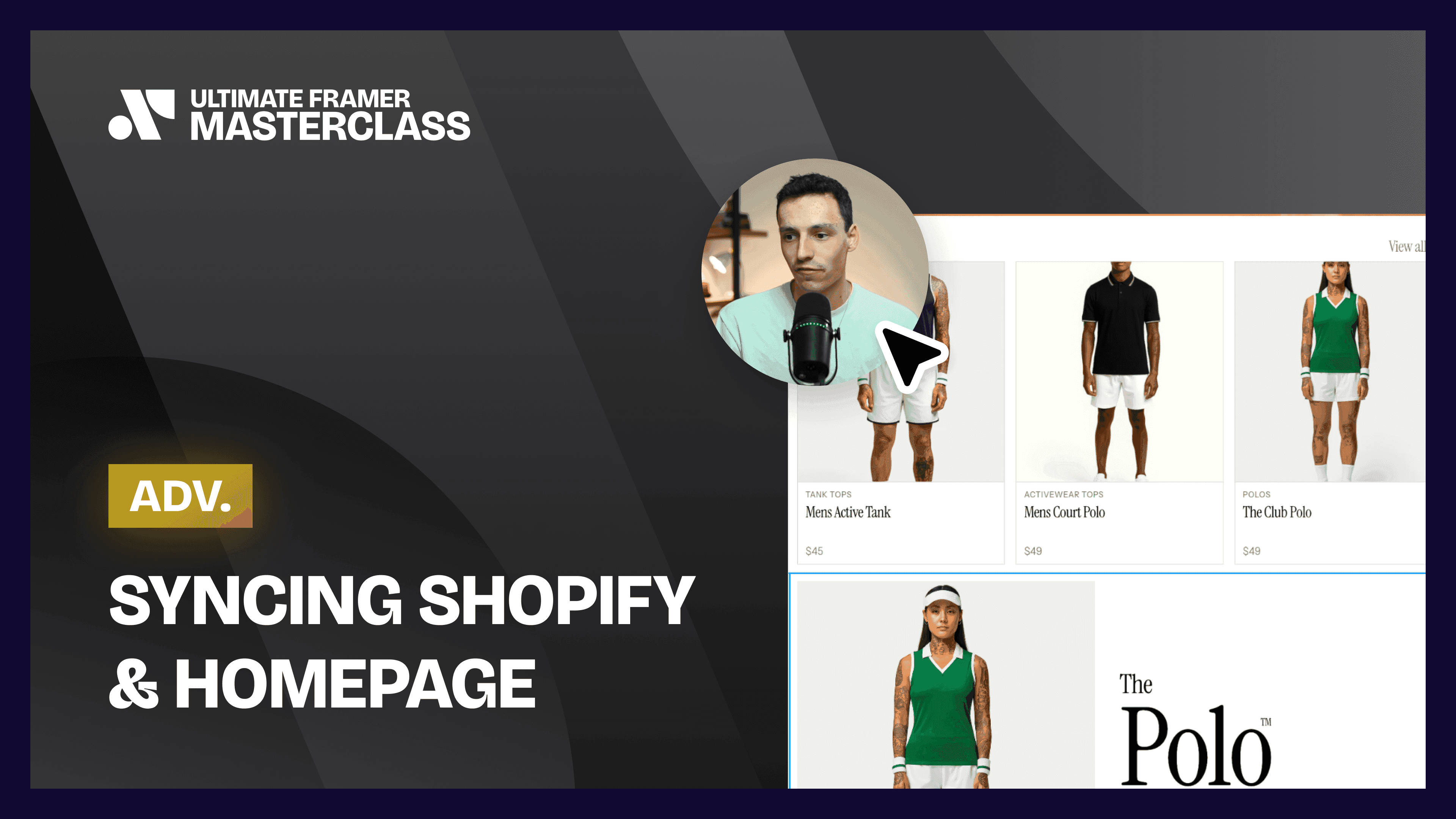 Building a Shopify Store in Framer lesson card