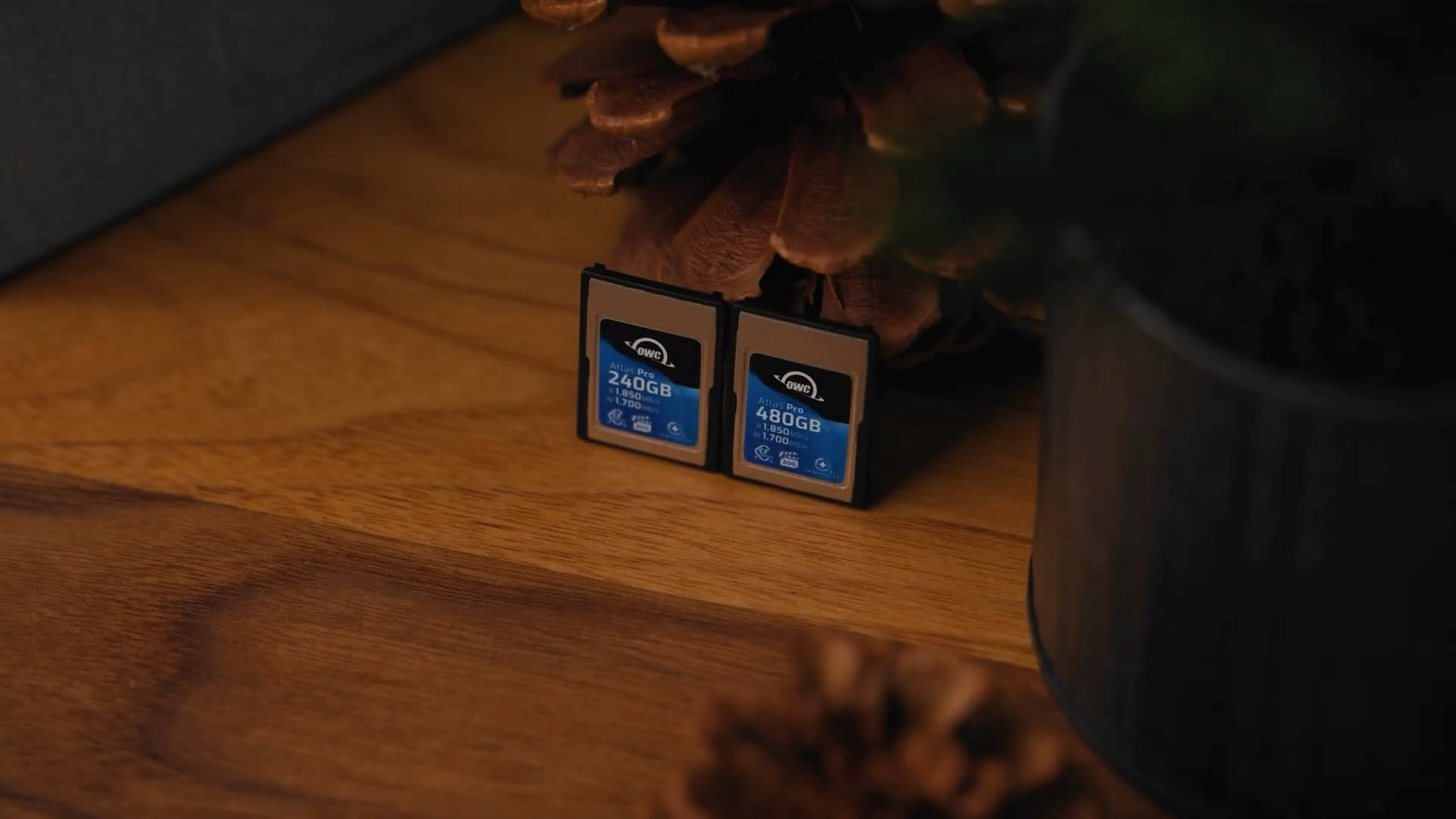 OWC Atlas Pro CFexpress Type-A cards, 240GB and 480GB