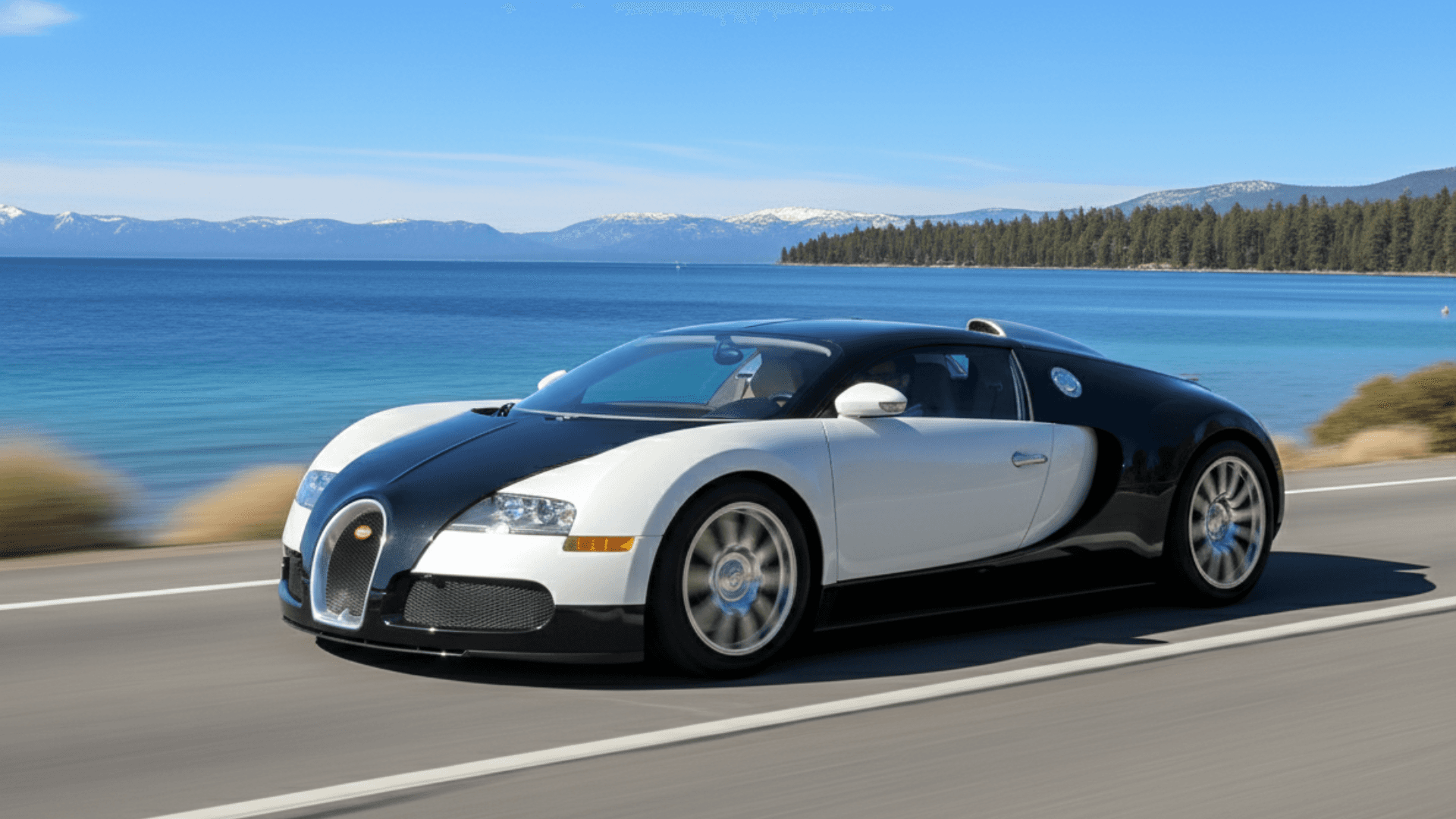 Bugatti Veyron 16.4 driving after oil change