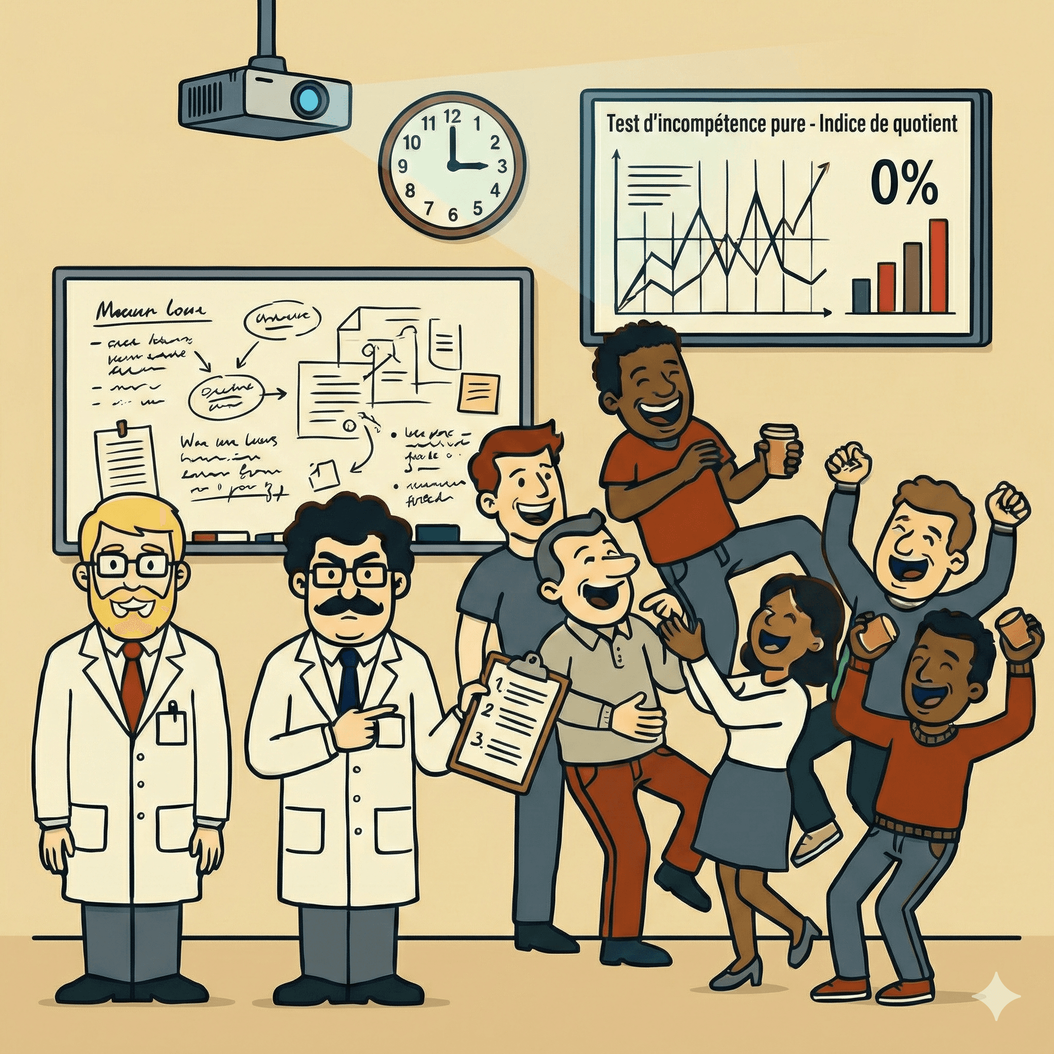 les faux scientifiques de La Jeance ont mis l'ambiance pour un team building original