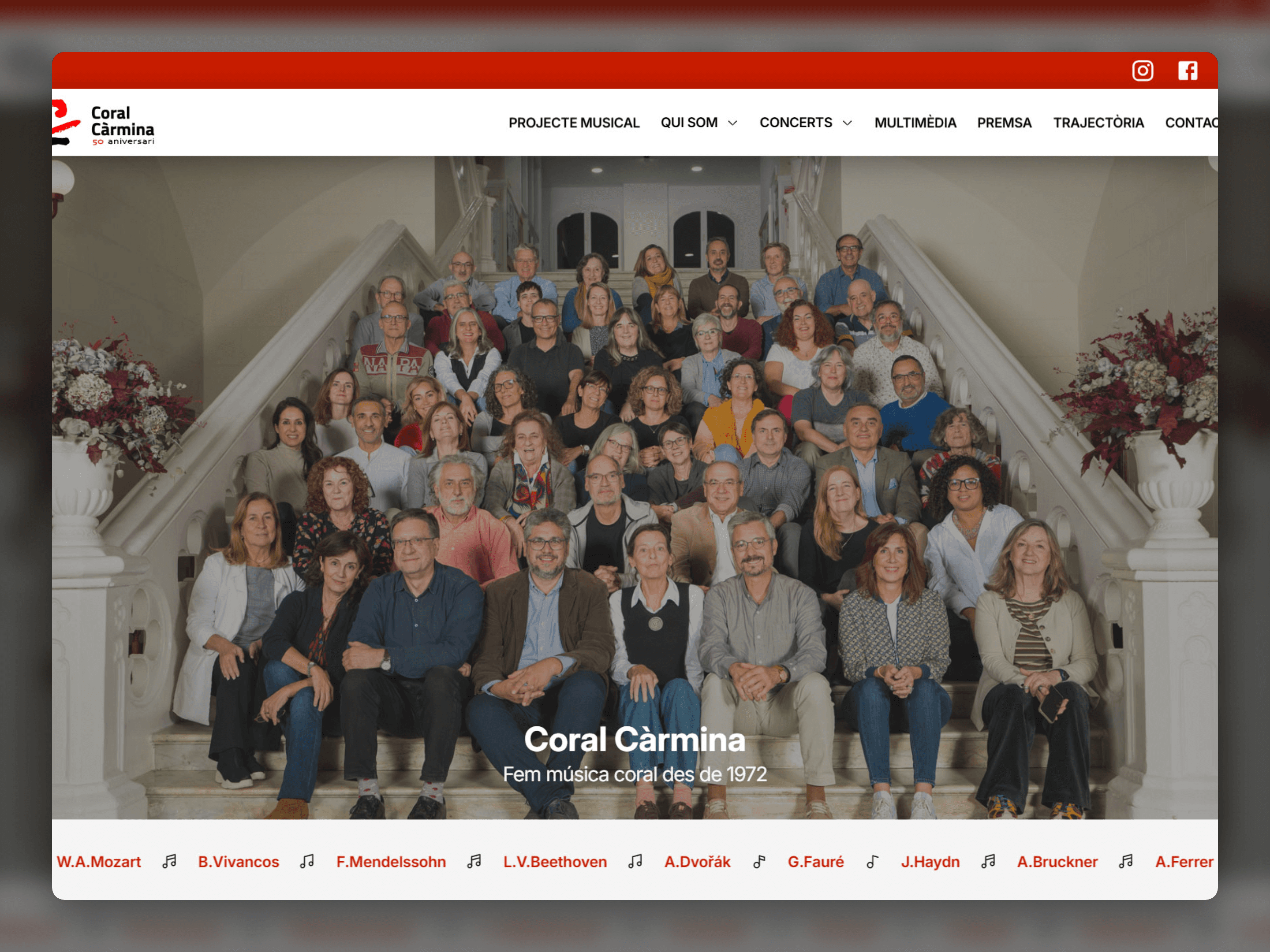 Carmina Choir website