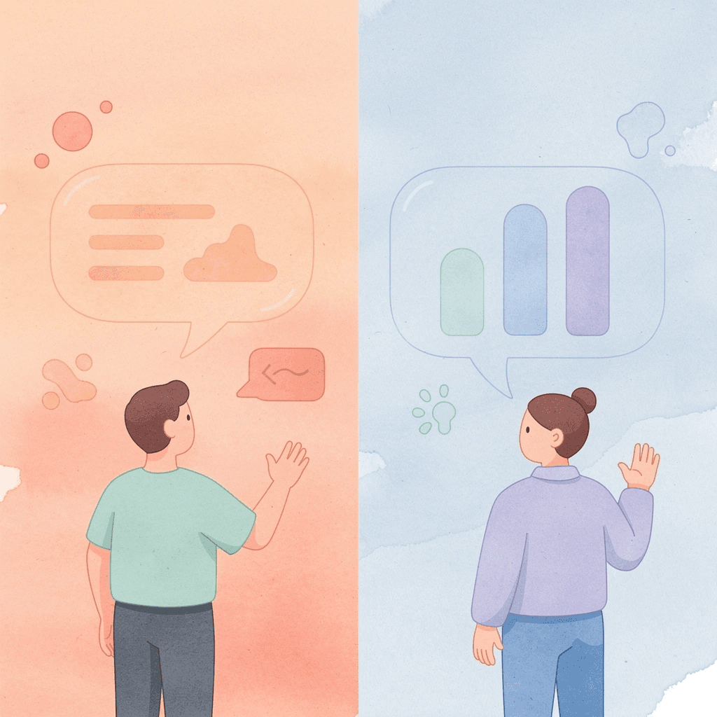 Split scene comparing casual betting mindset versus sophisticated trading approach