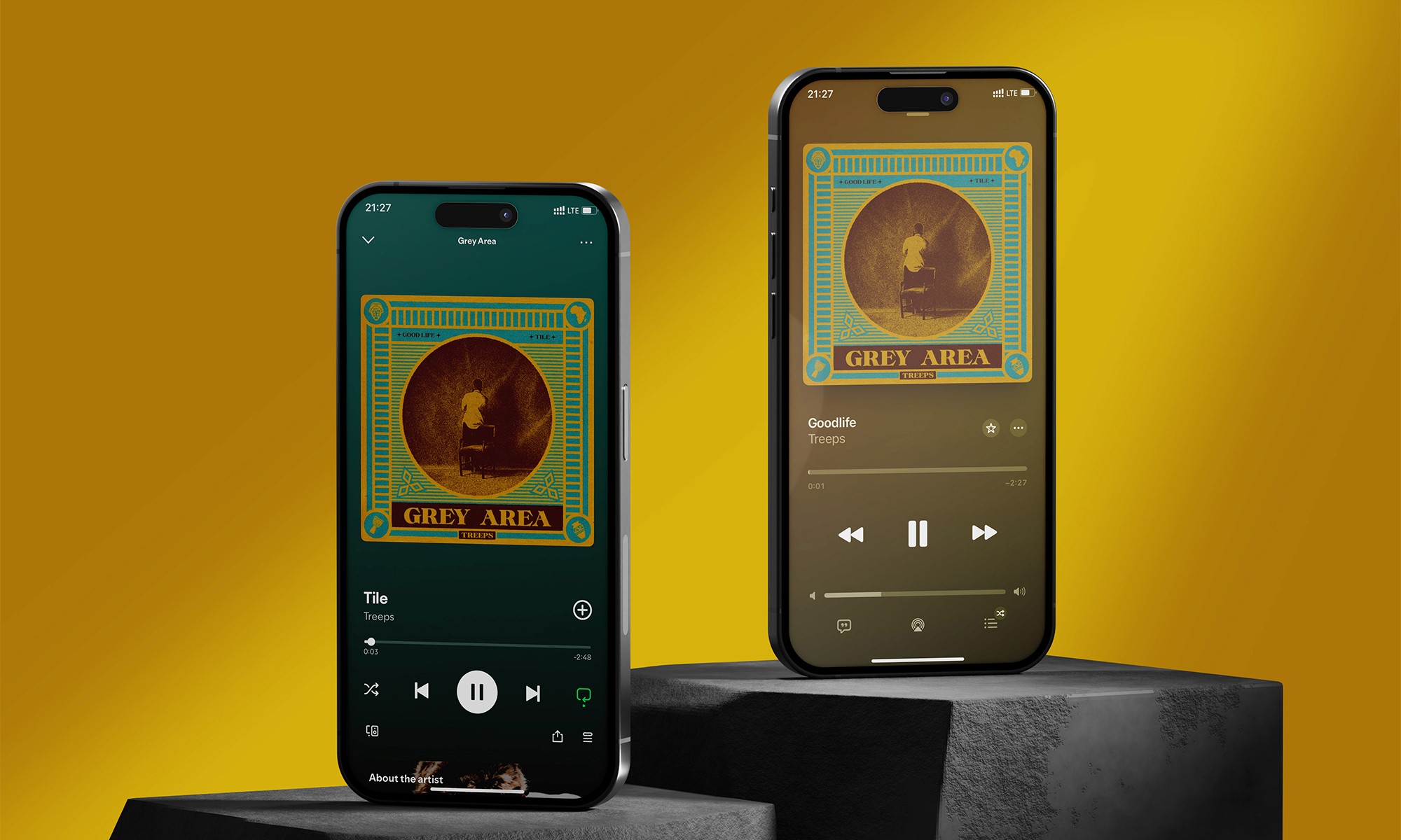 Phone music player