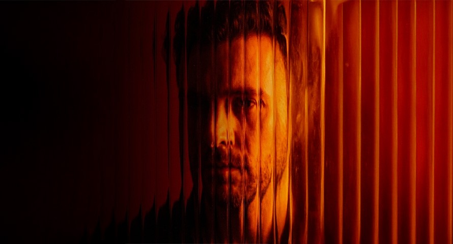 fractal glass image of man 